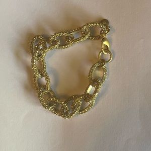 J. Crew Chunky Chain-link Bracelet With Jewels